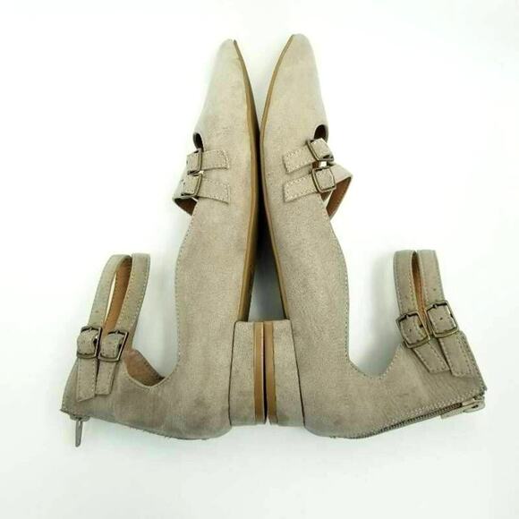 Design Lab Lord & Taylor Womens Mabel Ballet Flat Pointed Toe Mary Jane Shoe 8.5 - Picture 10 of 12